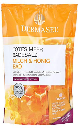 DERMASEL Totes Meer Badesalz+Milch&Honig SPA 1 Packung