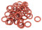 sourcing map 50 Stück 12 mm x 8 mm x 2 mm Gummi O-Ring Öldichtung Ersatz rot de