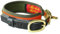 Niggeloh Hundehalsung Deluxe, Orange-Oliv, M