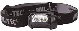 Mil-Tec Unisex – Erwachsene 15170102-Kopflampe Kopflampe, Schwarz, Einheitsgröße