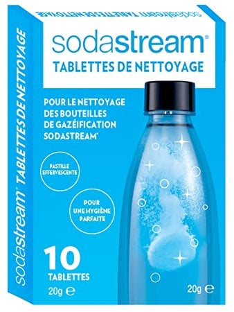 sodastream 10 x Reinigungstabletten, Karton, weiß/blau, 1 unité (Lot de 1)