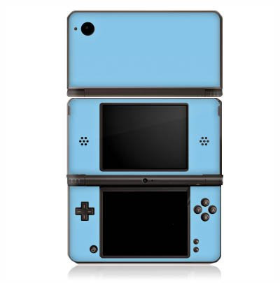 DeinDesign Skin kompatibel mit Nintendo DSi XL Folie Sticker Blau einfarbig Thermomixmotive