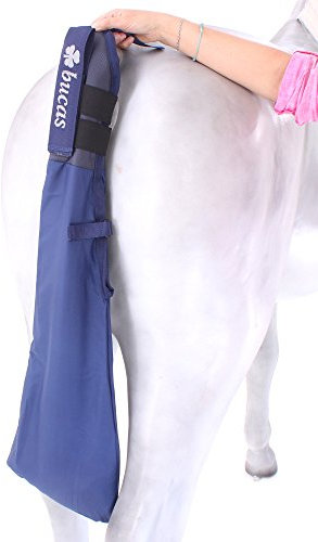 Bucas Schweifschutz für Pferd, Schutzausrüstung, Schweifschoner, Navy, 1 Stück