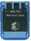 ZedLabz 1MB memory card for PS1 Playstation one PS2 compatible Blue