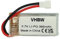 vhbw Batería Compatible con Hubsan X4 H107, H107D dron, multicóptero, cuadricóptero (390 mAh, 3,7 V, Li-Poli)