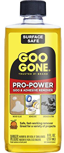 Goo Gone Pro-Power – Sans danger pour les surfaces, dissolvant, excellent nettoyant, sans odeurs agressives, peut être utilisé sur les outils et les machines, 236,6 ml