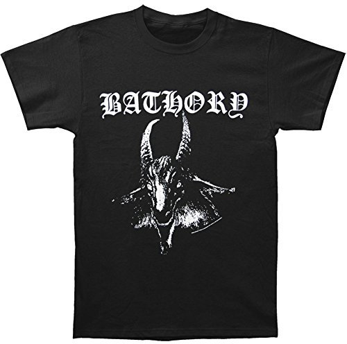 Bathory Herren T-Shirt Ziege schwarz - Schwarz - Mittel