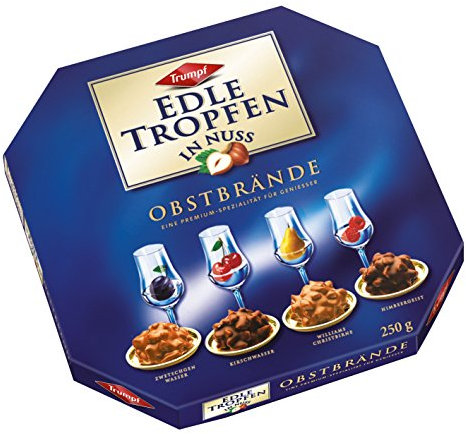Trumpf Edle Tropfen in Nuss Obstbrnde, 6er Pack (6 x 250 g)
