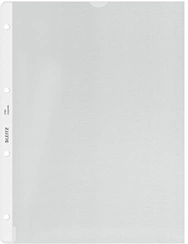 Leitz Prospekthülle, A4, PP, genarbt, dokumentenecht, farblos (100 Stück)