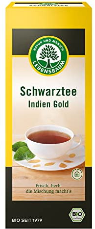 Lebensbaum Schwarztee Im Teebeutel - Indien Gold, 40 g