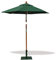 Jati Umbra 2m Titling Garden Parasol with Cover (Green) - Hexagonal | Single-Pulley | 2-Part Pole