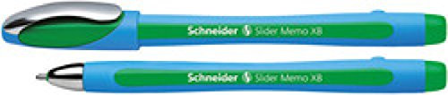 Kugelschreiber Slider Memo XB grün, Visco Glide(Liefermenge=2)