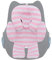 JYOKO Kids Sitzverkleinerer Antiallergikum Universal Baby 100% Baumwolle (Pink Island, Enthält Kopf-, eine Körper- und eine Rückenstütze)