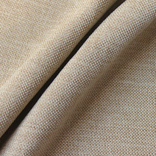STOFFKONTOR Polsterstoff Möbelstoff Stoff - Meterware, Farbe Natur-Beige meliert - für Polsterarbeiten, Stühle, Kissen, Taschen uvm.