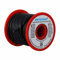 BNTECHGO 14 Gauge Silicone Wire Spool Black 25 ft Ultra Flexible High Temp 200 deg C 600V 14 AWG Silicone Rubber Wire 400 Strands of Tinned Copper Wire Stranded Wire for Model Low Impedance
