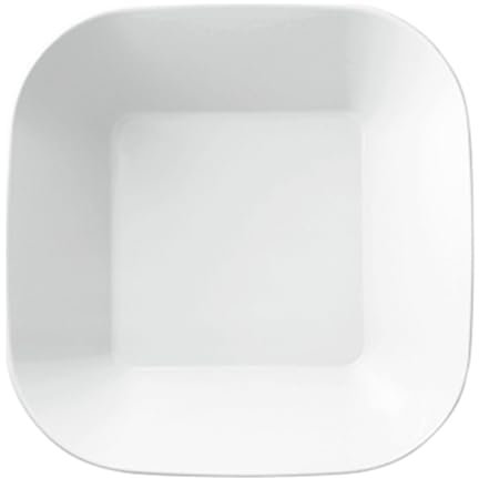 KAHLA 423333A90042C Cumulus Suppen/Salatschale 21x21 cm | weiße Bowl aus Porzellan