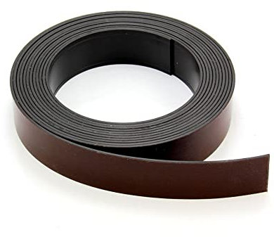 Magflex® Flexible Magnetic Tape Con Autoadesivo Premium Progettato Per Fornire Una Forte Presa Sulle Superfici A Base Di Metallo Magnetico - Polarità A - 25,4mm Di Larghezza - 1 M Di Lunghezza