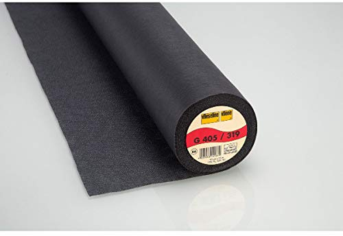 Bügeleinlage Softline G405 fixierbar 90 cm grafit