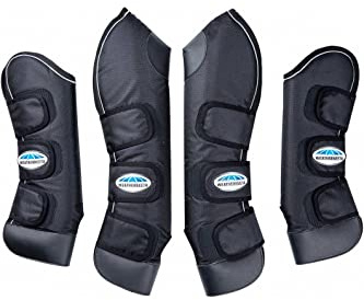 WeatherBeeta Deluxe Travel Boots, Black, Full