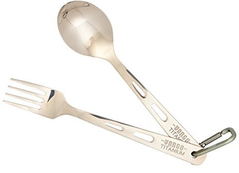 Vargo Titanium Spoon and Fork Set