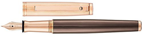 Waldmann Füllhalter Tuscany, Rosegold, schoko, Sterling Silber, Feder:fein (F)