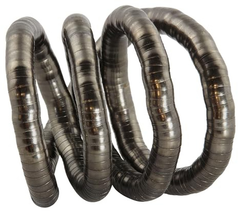 Freak Scene Biegsame Halskette Schlangenkette anthrazit 12mm Kette Armband