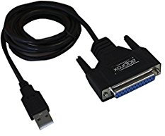 Approx APPC26 - Adaptador de USB a paralelo, color negro [España]
