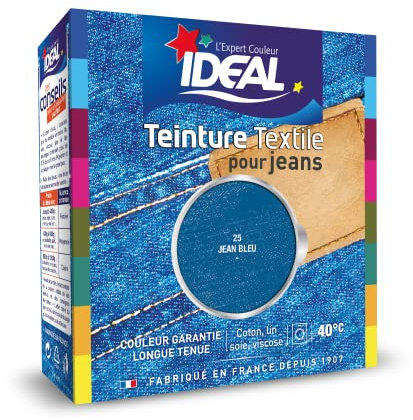 Ideal Teinture Textile Liquide 75 ml Jean Bleu