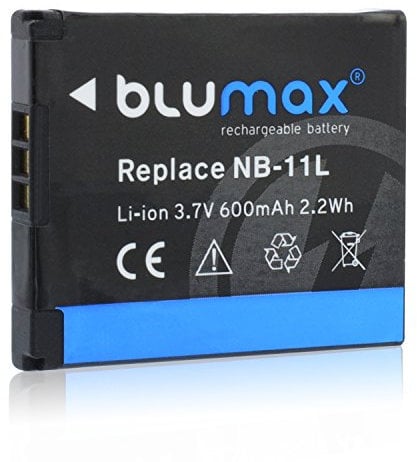 Blumax NB-11L NB-11LH Battery Compatible with Canon Powershot SX430 is Ixus 185 Ixus 190 ixus 180 ixus 175 600mAh 3.7V 2.2Wh