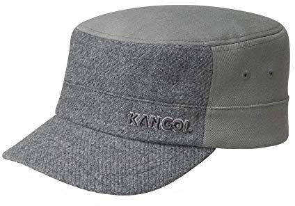 Kangol Textured Flexfit Armycap Fitted Cap Fullcap Kappe Military Wollcap Herren - Hinten geschlossen, mit Schirm, Klettverschluss, Klettverschluss Winter Frühling-Sommer Herbst-Winter - L/XL (58-61