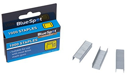 Blue Spot Tools 35114 Crown Flat Wire Staples Style, Silver