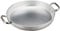 Pentole Agnelli Linea Alluminio 5 mm Tegame Radiante con Due Maniglie Inox, Argento, 45 cm