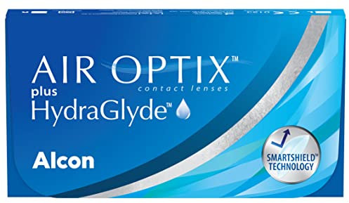 Air Optix plus HydraGlyde Monatslinsen weich | 6 Stück | BC 8.6 mm | DIA 14.2 mm | +00.50 Dioptrien