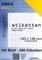 pripa - Etiketten 105 x 148-4 Stueck auf A4-100 Blatt - gelb - DIN A4 selbstklebende Etiketten 3424