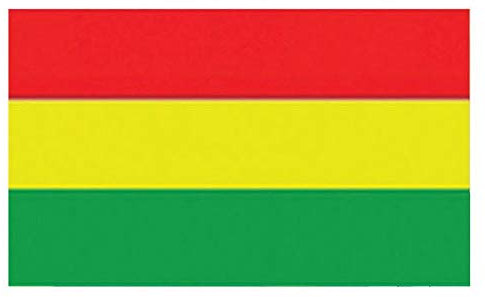 Fiesta Palace - Drapeau Rouge Jaune Vert 90X150 Cm