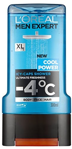L'Oreal Men Shower Gel 300 ml Cool Power (2er Pack)