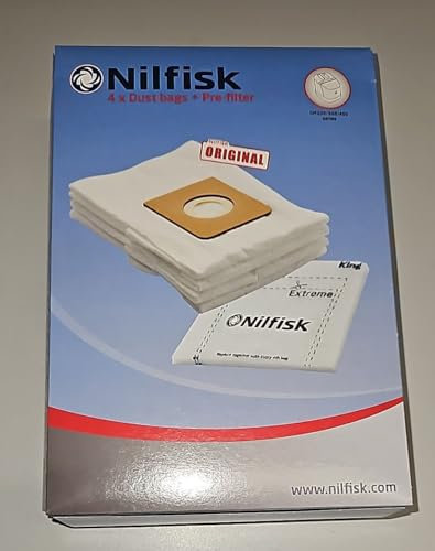 Nilfisk 81846000 - Pack de 5 bolsas de papel para Gm200.300.40