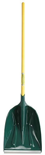Leborgne, Pelle à neige et à grains VMAX, Matière polymère, Réglette aluminium, Manche Compositube 135 cm, Largeur 36 cm, Poids 1,9 kg, Multi-usages, Allie grand volume et légèreté