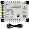 PremiumX PXMS 17/16 Multischalter mit Netzteil Multiswitch 4 SAT für 16 Teilnehmer Satverteiler Digital HDTV FullHD 4K UHD 8K