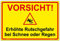 Schild Vorsicht Erhöhte Rutschgefahr Hinweisschild 300x200mm gelb Querformat, stabile Aluminiumverbundplatte 3mm stark