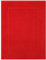 Betz Badvorleger Badematte Badteppich Duschvorleger Frottee Größe 50x70 cm Premium Qualität 650 g/m² Farbe rot