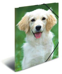 HERMA Gummizugmappe A3 PP (Polypropylen) Hunde