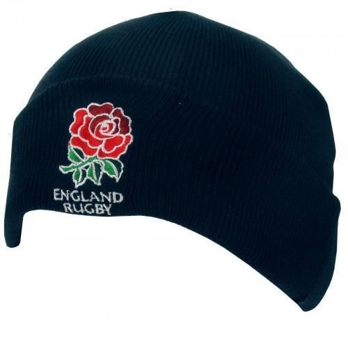 England RFU Official Rugby Gift Ski Hat - A Great Christmas/Birthday Gift Idea For Men And Boys (Bronx Hat Plain, Adults)