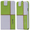 numia HTC One Mini M4 Hülle, Handyhülle Handy Schutzhülle [Handytasche mit Standfunktion und Kartenfach] Pu Leder Tasche fürHTC One Mini M4 Case Cover [Weiss-Grün]