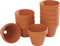 Lot de 10 pots de fleurs en terre cuite/argile, ø intérieur : 3-10 cm au choix