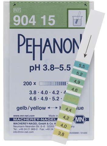 Macherey-Nagel 90415 pehanon ph 3,8-5,5 kasten 200 streifen