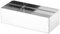 OFFICINE STANDARD Porta Bustine Zucchero/tè, Acciaio Inox, 13 x 6 cm