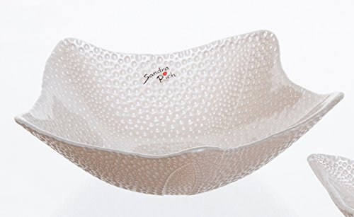 Sandra Rich Glasschale Seestern Marina weiß 6,5 cm Ø 22 cm