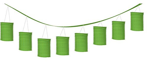 Amscan 22055-53-55 - Lampiongirlande Dekoration, Länge 3,65 m, Hängedekoration