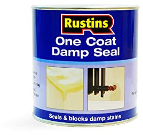 Rustins Damp Seal Paint – Water-Resistant Primer for Walls and Ceilings, Effectively Seals Damp Stains, Quick-Drying and Easy to Apply for Long-Lasting Results500ml